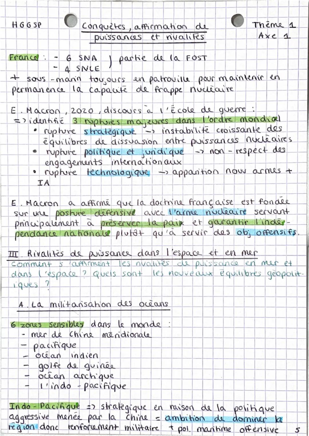 HGGSP
Conquêtes, affirmation de
puissances et rivalites
Theme 1
Axe 1
Comment la puissance s'affirme -+- elle et évolue - + -
elle dans les