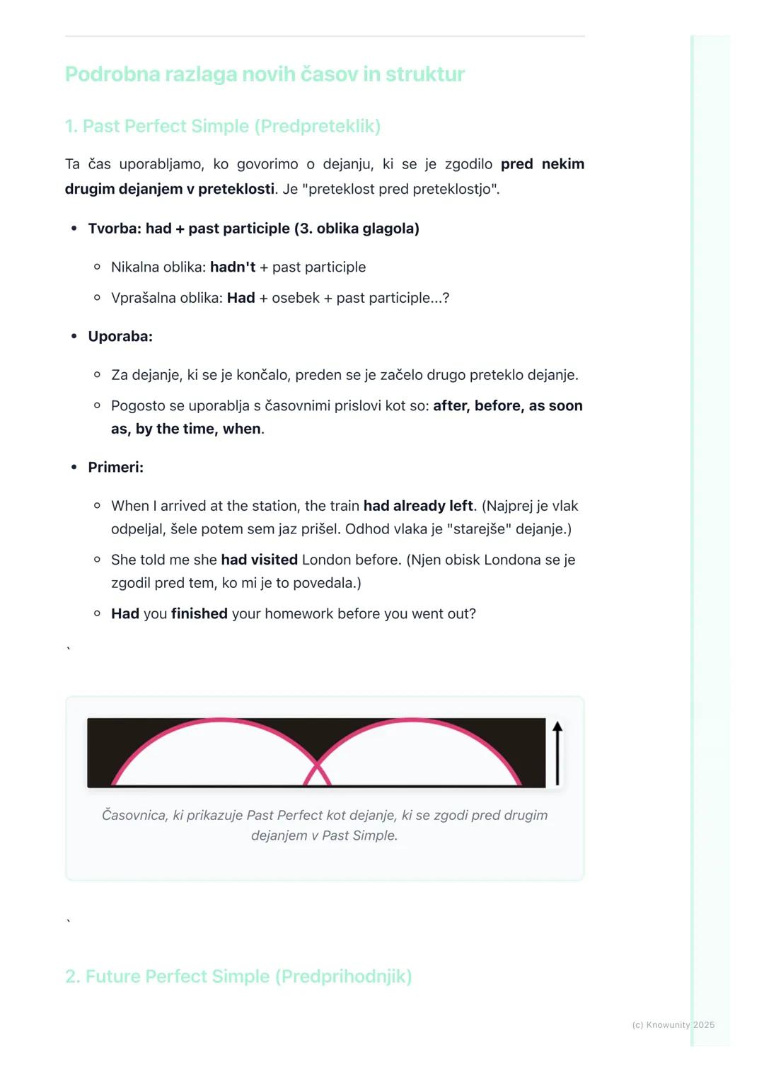 # Časi (Tenses)
Pregled časov
Angleški časi so ključni za pravilno izražanje, kdaj se je nekaj zgodilo, se
dogaja ali se bo zgodilo. Do zd