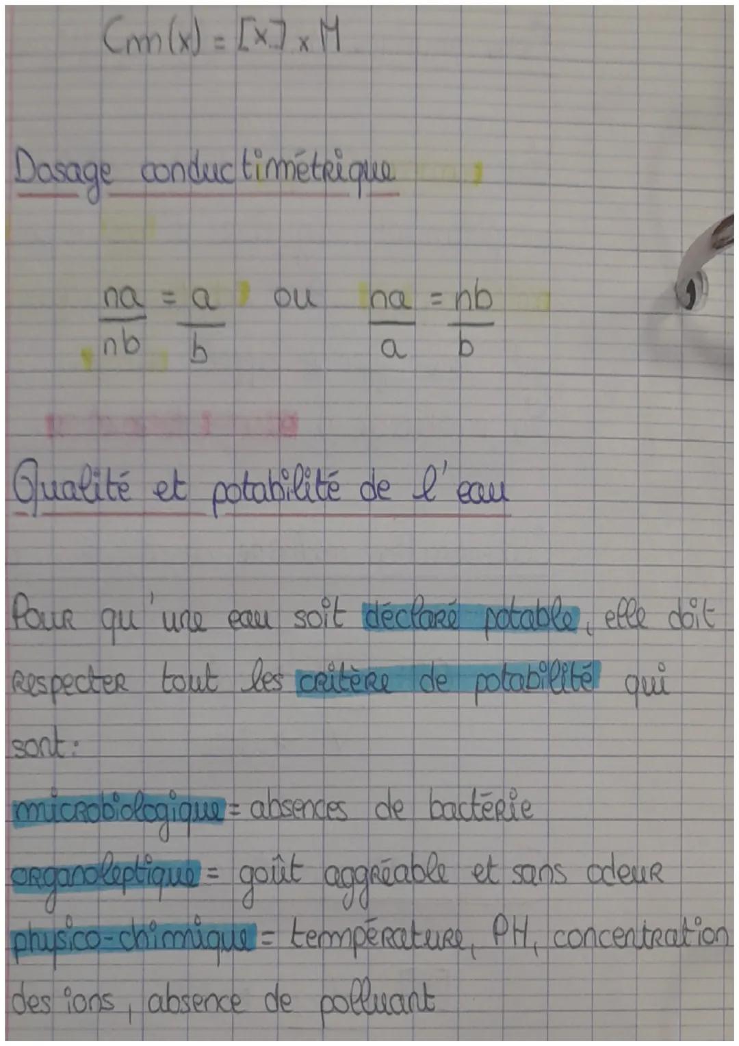Fiche physique-chimi la qualité de l'eau
des composé ionique sont constitué d'un
emmpilemment régulier d'ions à l'échelle
microscopique. A l