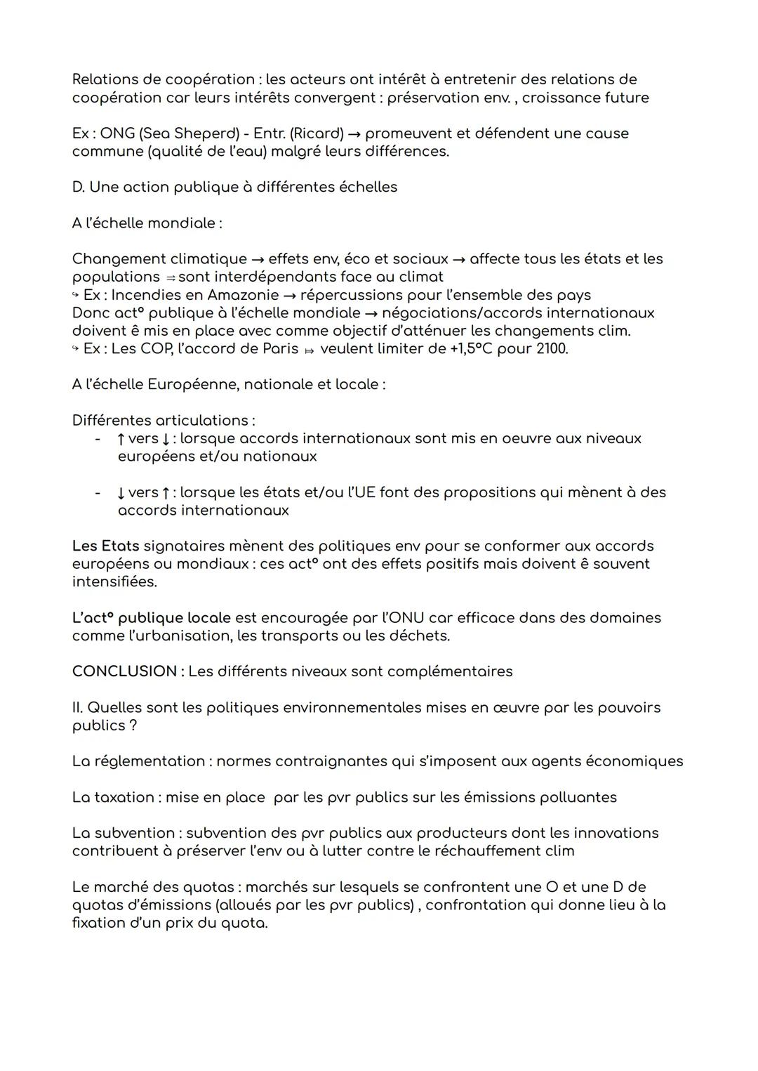 CHO4 - Quelle action publique pour l'environnement ?
I. Comment les acteurs participent-ils à la construction des questions
environnementale