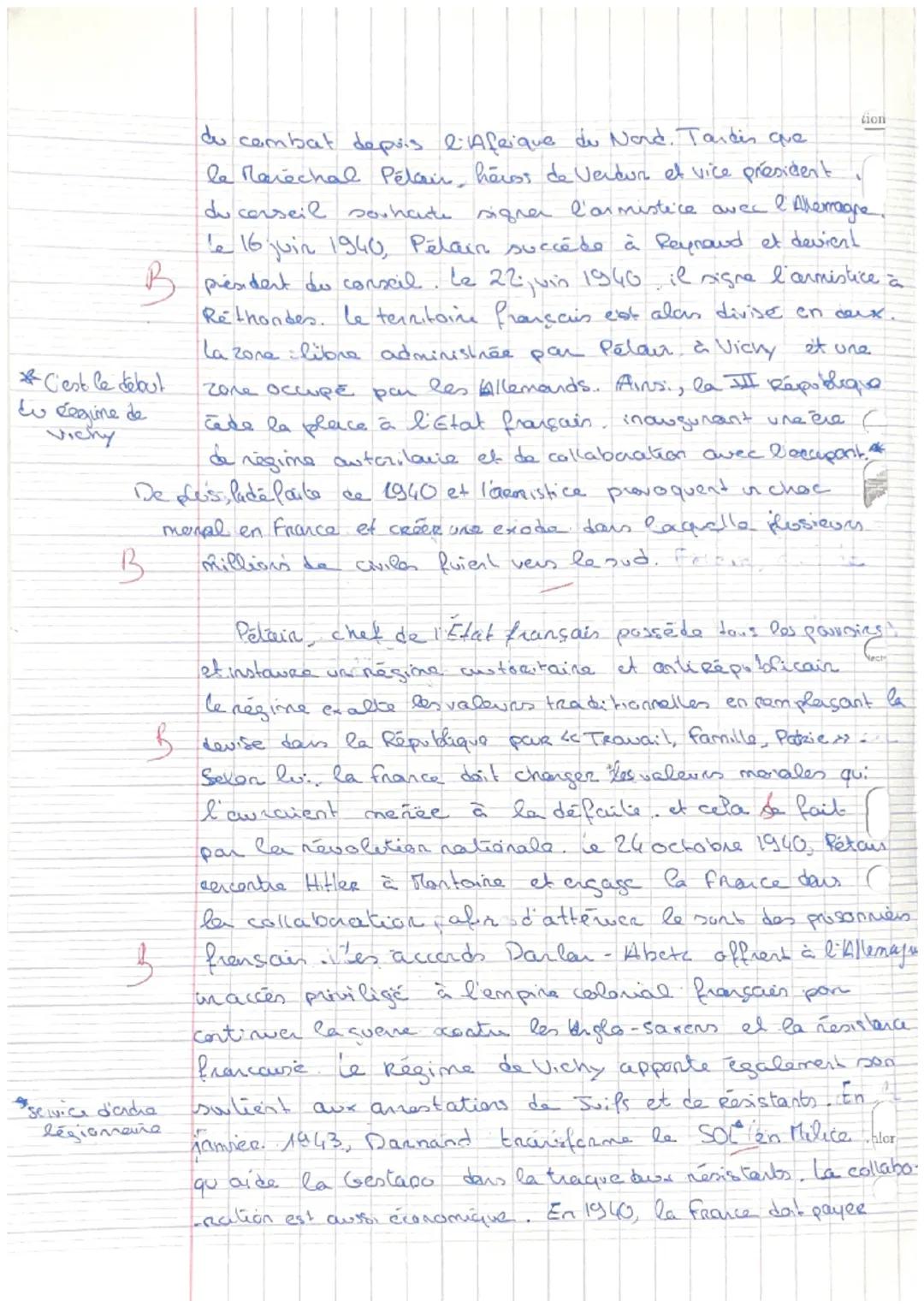 Flavie
O Pecetto
T°2
ré
B
Controle d'histoire
(19,5/20)
This bon devoir, bravo!
08/03
SUSET 2: Quelles sont, en France, les conséquences de