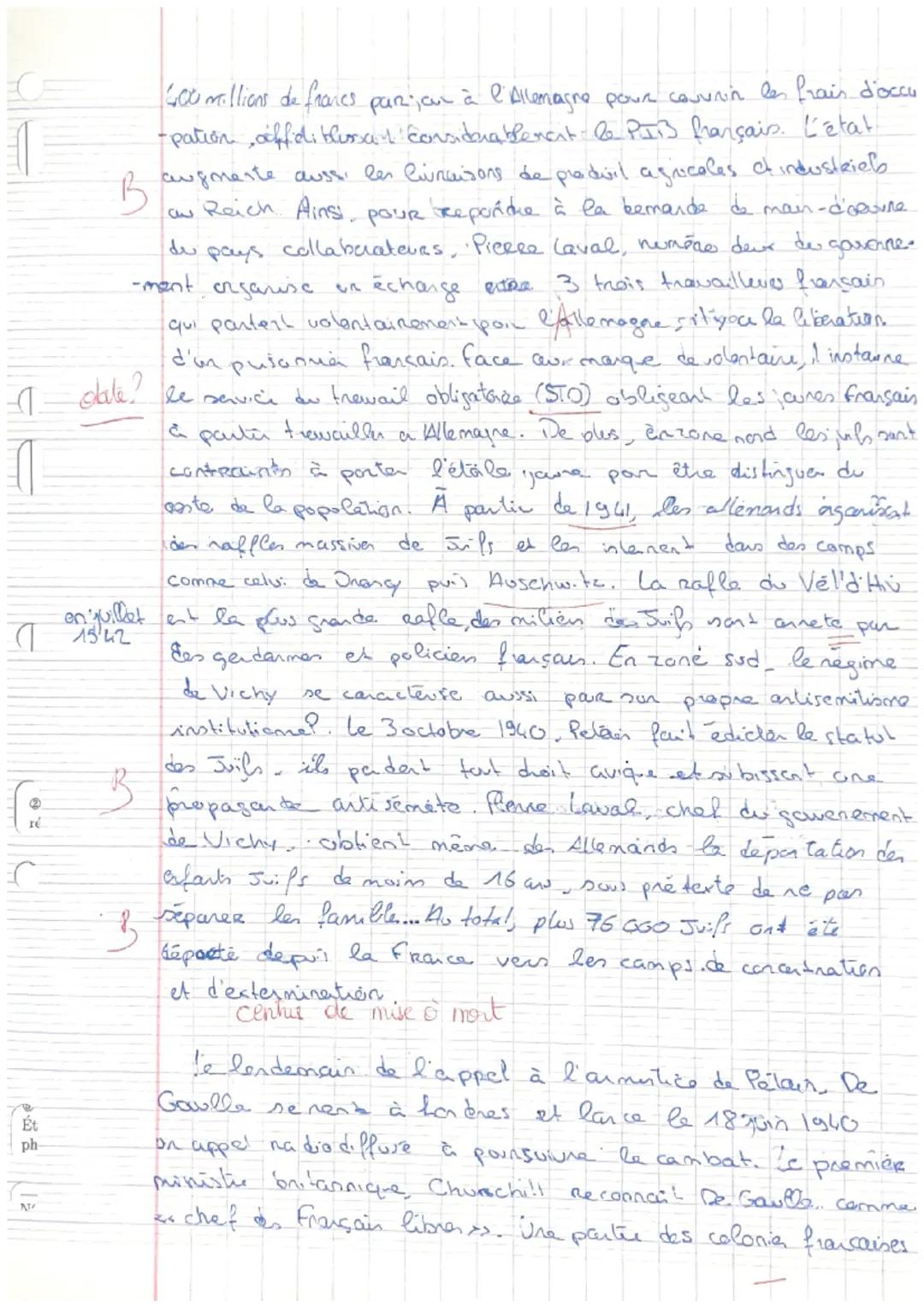 Flavie
O Pecetto
T°2
ré
B
Controle d'histoire
(19,5/20)
This bon devoir, bravo!
08/03
SUSET 2: Quelles sont, en France, les conséquences de