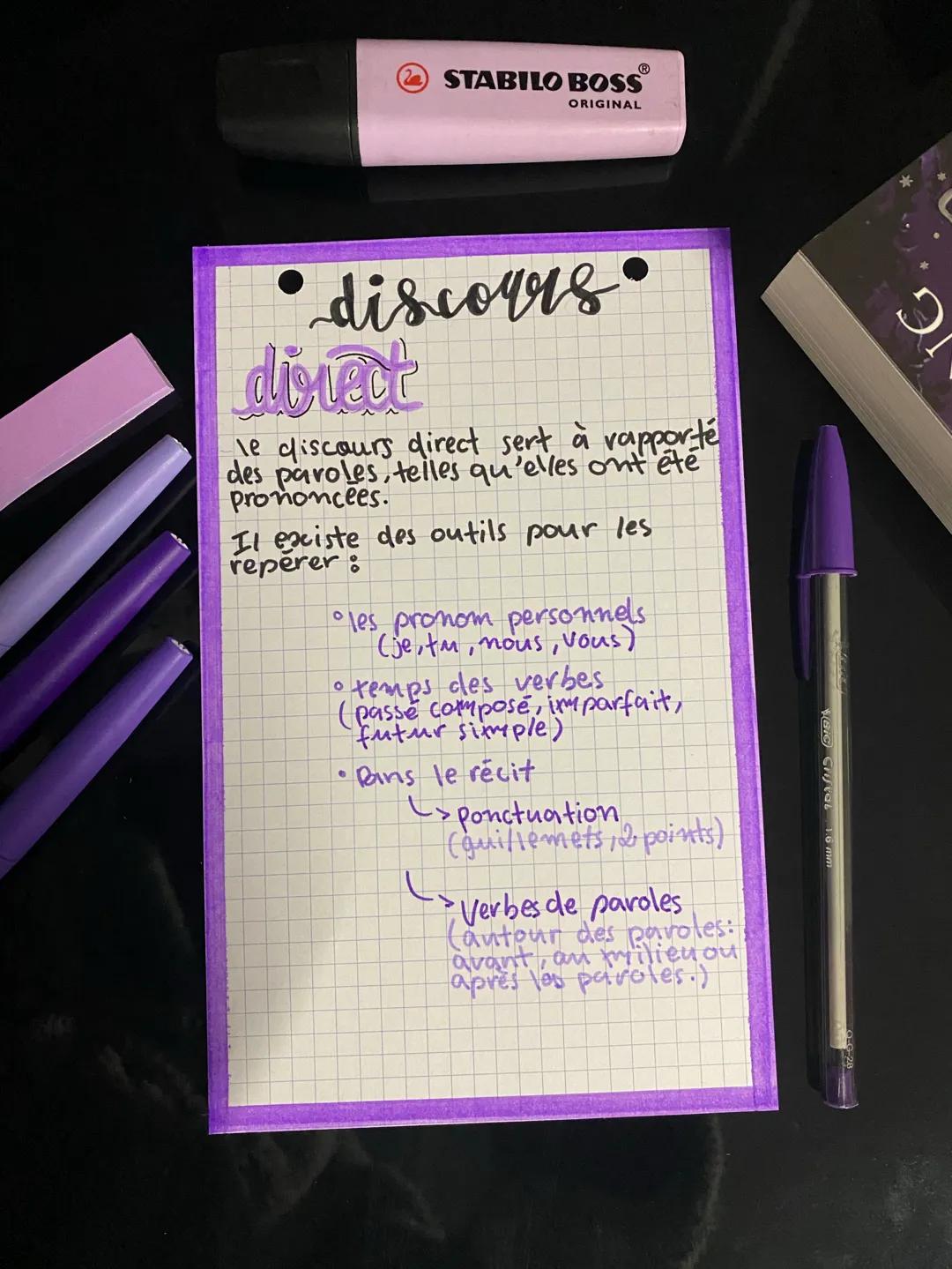 Discourt direct / indirect