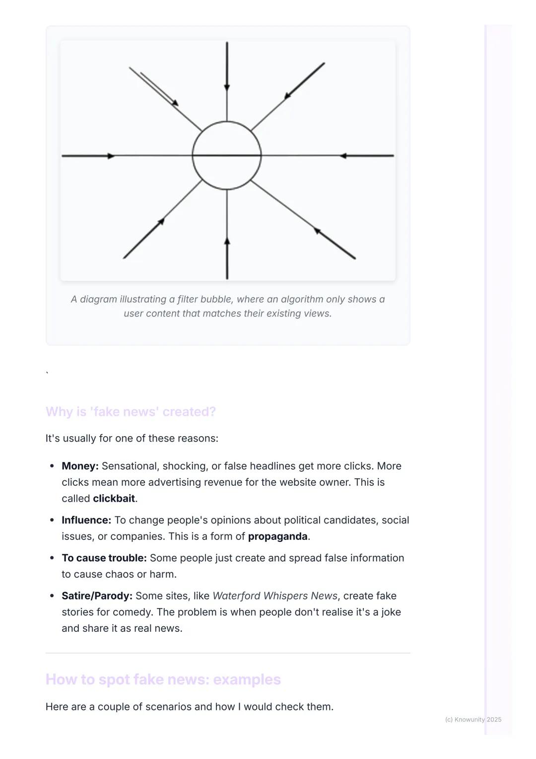 # Bias, Misinformation, and 'Fake
News'
Introduction to media literacy
We get our news and information from so many places now, not just t