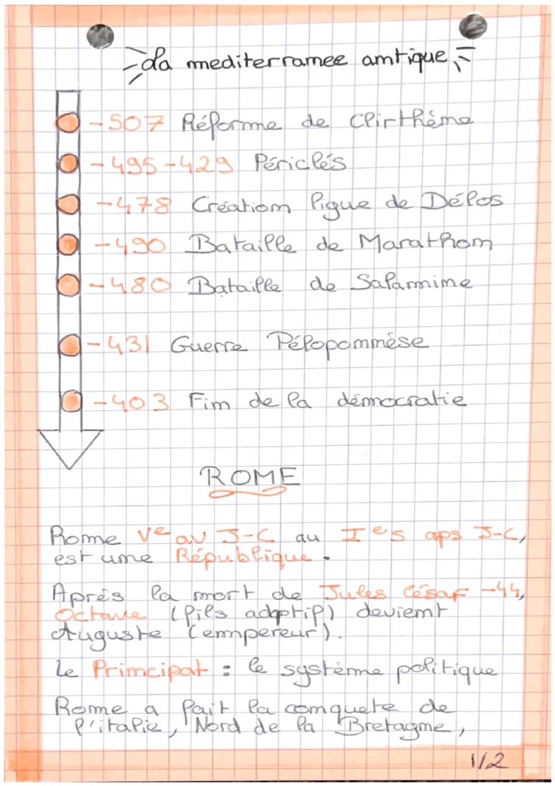 - da mediterramee amtique
- 0-507 Réforme de Clirtheme
- 0-495-429 Périclés
- 0-478 Créatiom Pique de Délos
- 0-490 Bataille de Marathom
- 0