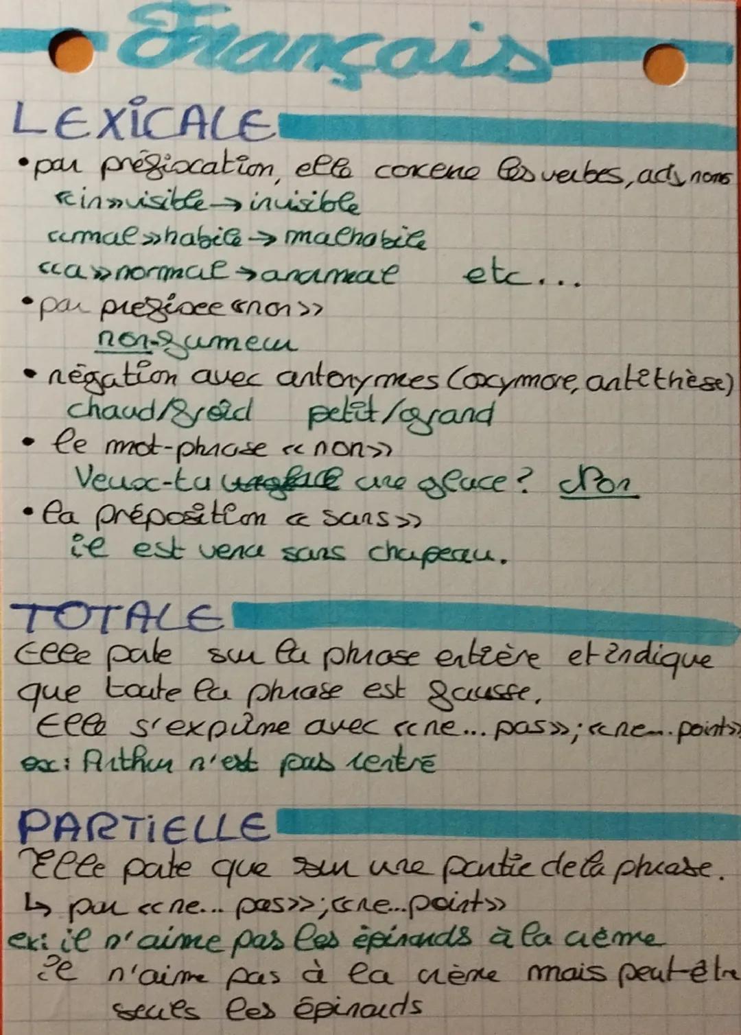 Français
LEXICALE
• par préfiscation, elle coxene les verbes, ady nons
cinvisible invisible
amal habile machabile
ca normal anamae etc...
•