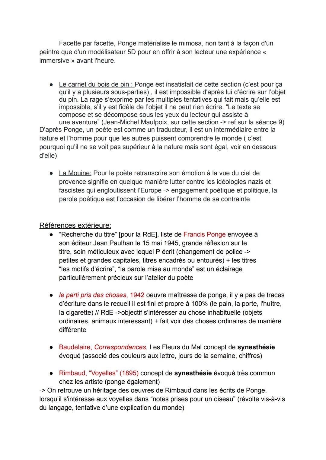 La rage de l'expression (1952):
Parcours: Dans l'atelier du poète
Lien entre livre et parcours:
- Formes littéraires présentes dans le livre