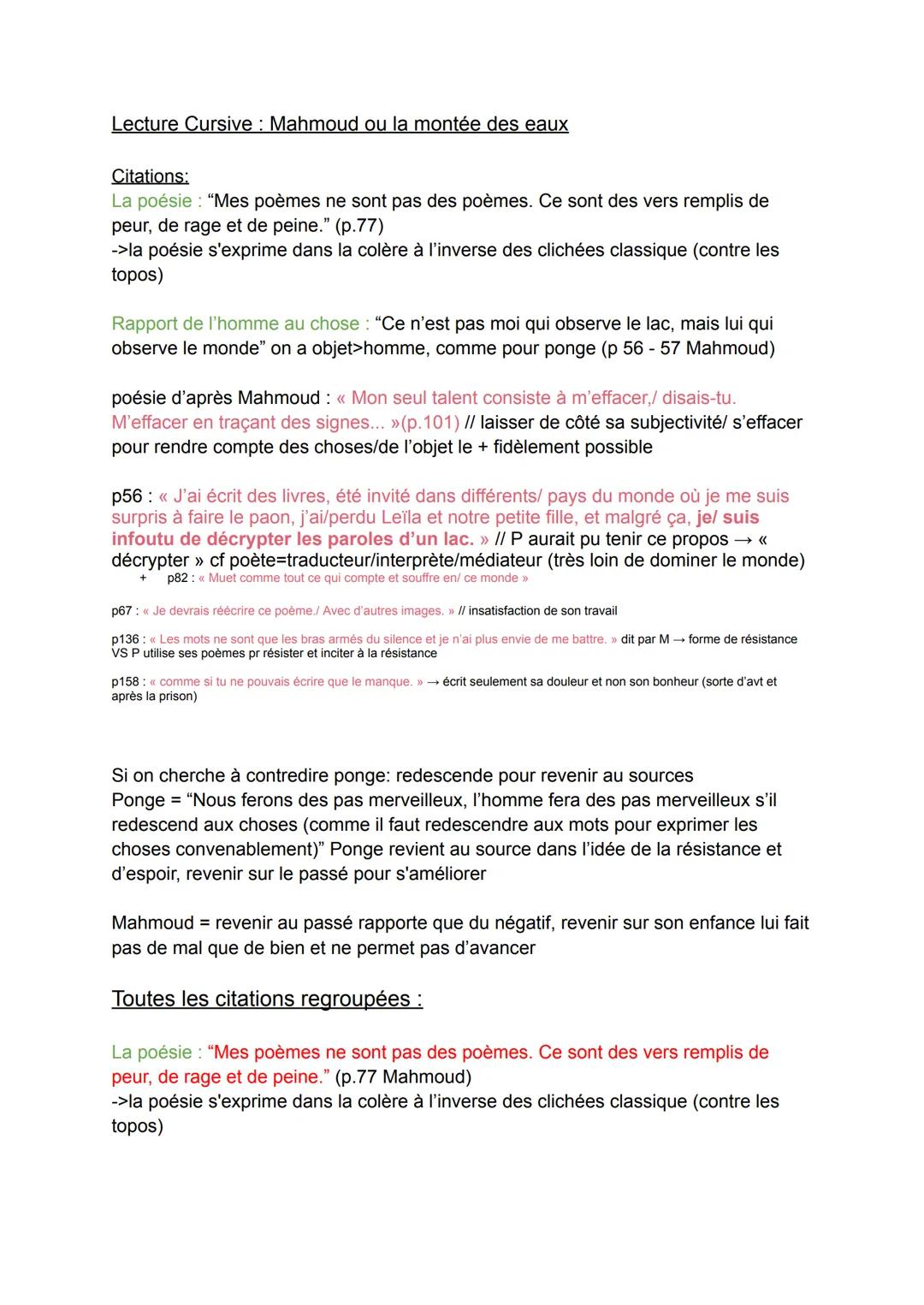 La rage de l'expression (1952):
Parcours: Dans l'atelier du poète
Lien entre livre et parcours:
- Formes littéraires présentes dans le livre