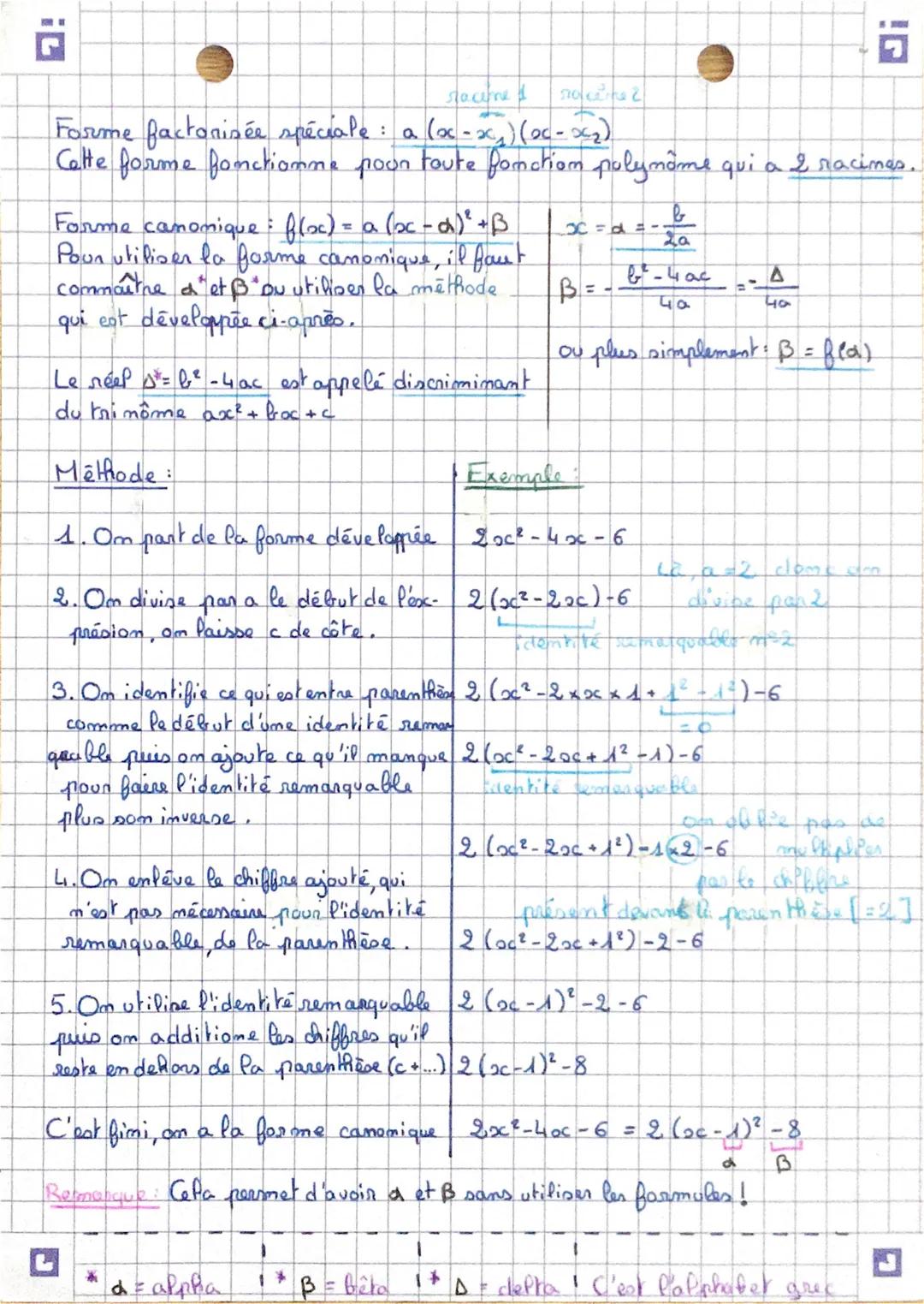 MATHEMATIQUES
SECOND DEGRE
(Pankie 1)
* Om distingue la second degré du premier au moisième degré grâce
puissances. Pour le second degré, la