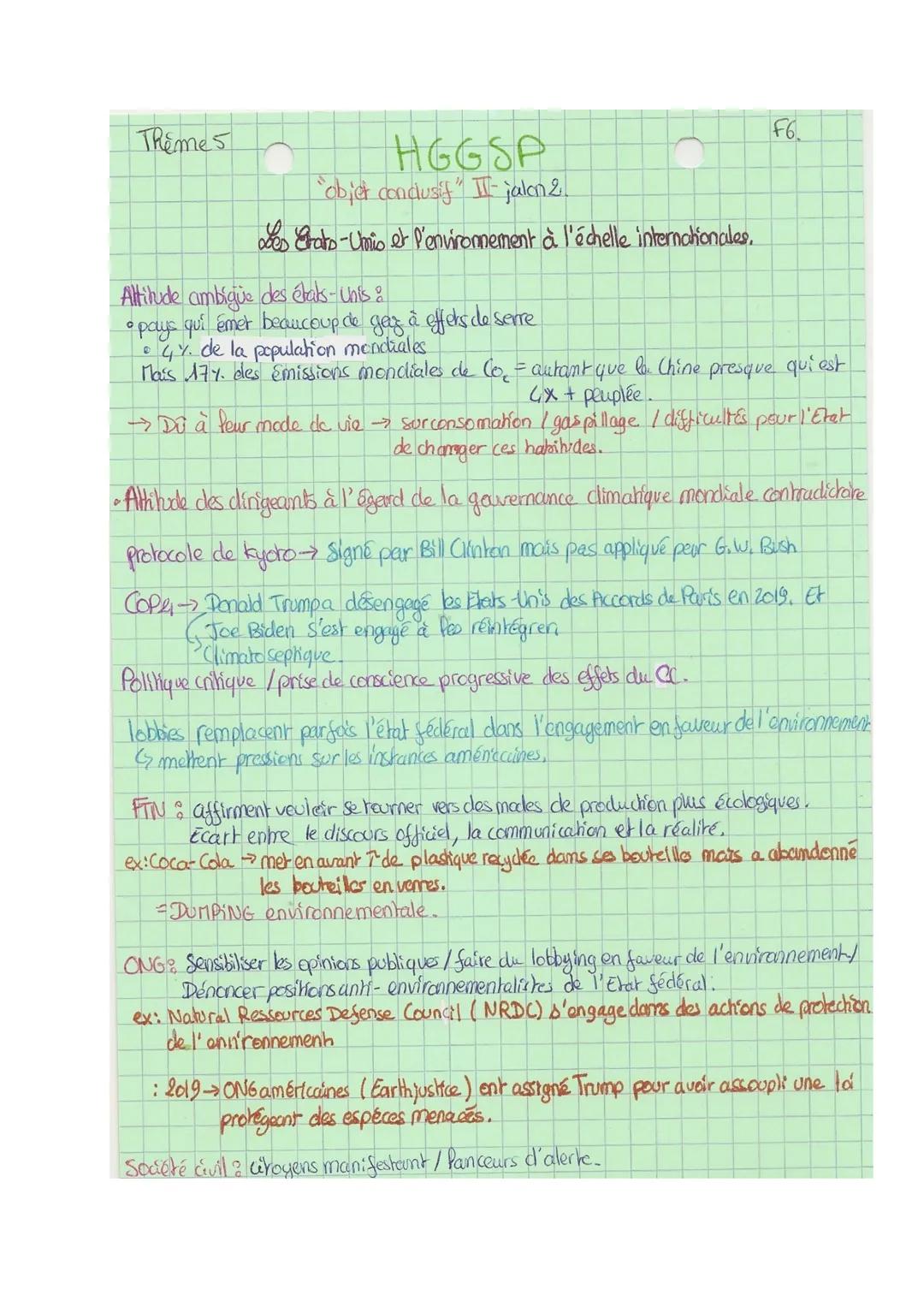 HG G S P
objet conclusif I- jalon 1
Jer pays à s'intéresse à la question de la nature et de sa préservation.
Plusieurs penseurs fent figure