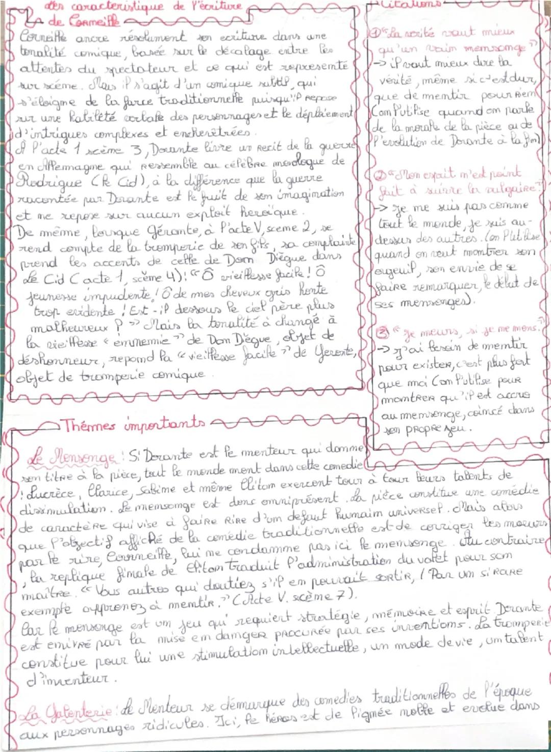 # Le Menteur
Fiche d'identité.
Oeurre Le Menteur
Auteur: Perre Corneille
Dase de creation: 1644
Genre: Comédie em prose
Mouvement: Baroque