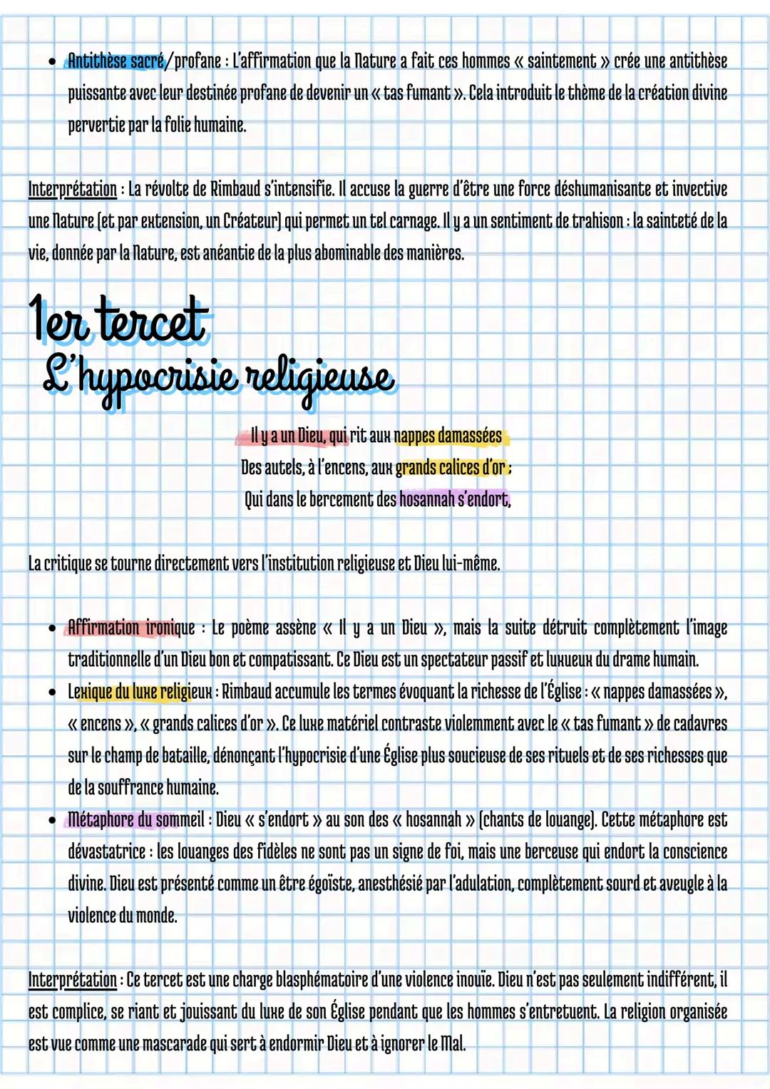 # Le mal
# Arthur Rimbaud
Rédigé en 1870 durant la guerre franco-prussienne, ce sonnet est un réquisitoire virulent et blasphématoire cont
