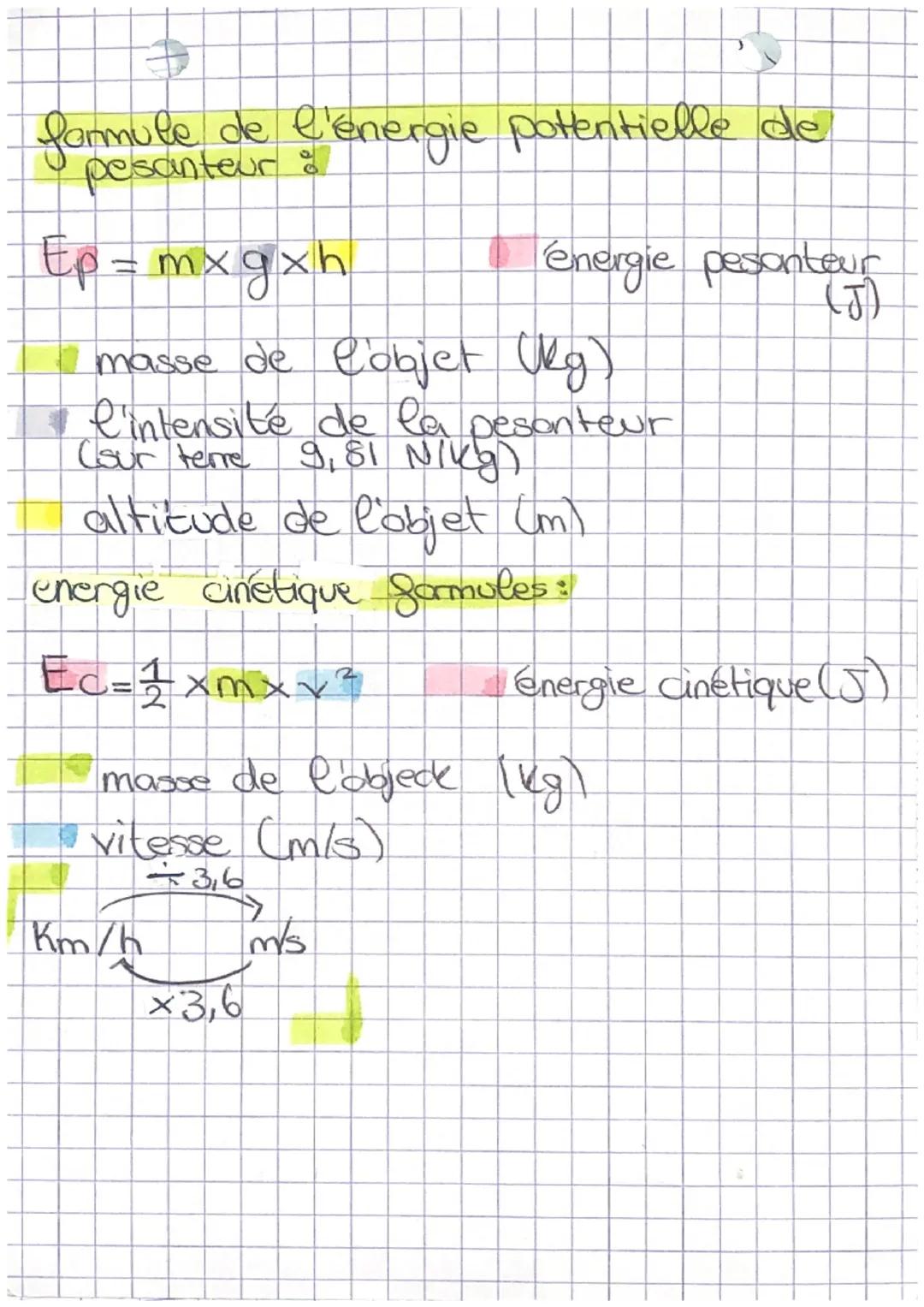 # physique
les formes d'energie:
-energie éléctrique
-energie theantaugue (=chaleur)
-energie lumineuse
-énergie nucléaire
- énergie chimiq