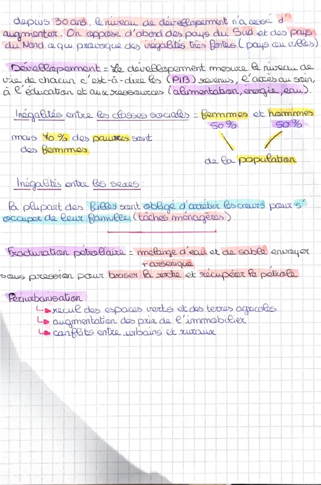 geographie
Chapitre 1:
Territoires, populations, devel-
lopement = quals défis?
Introduction - Les sociétés sont confrontées à des defis
dém