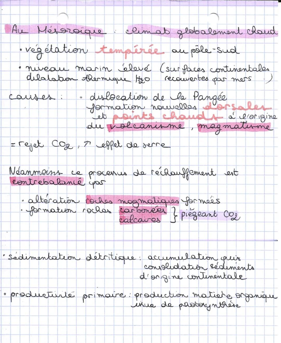 # Variations
climatiques
Au Paléozoique climat contrasté mais
glooalement froid
milien Carbonifère: formation Supercontinent
(Pangée)
Pe