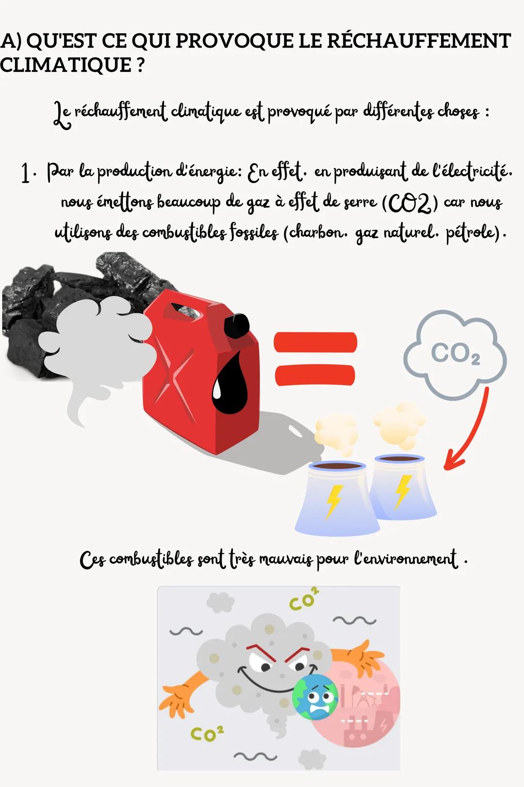 Le
RéCHAUFFEMENT
CLIMATIQUE SOMMAIRE
1) Introduction
A) QU'EST CE QUI PROVOQUE LE RÉCHAUFFEMENT CLIMATIQUE ?
2) Ses conséquences
A) LA FON