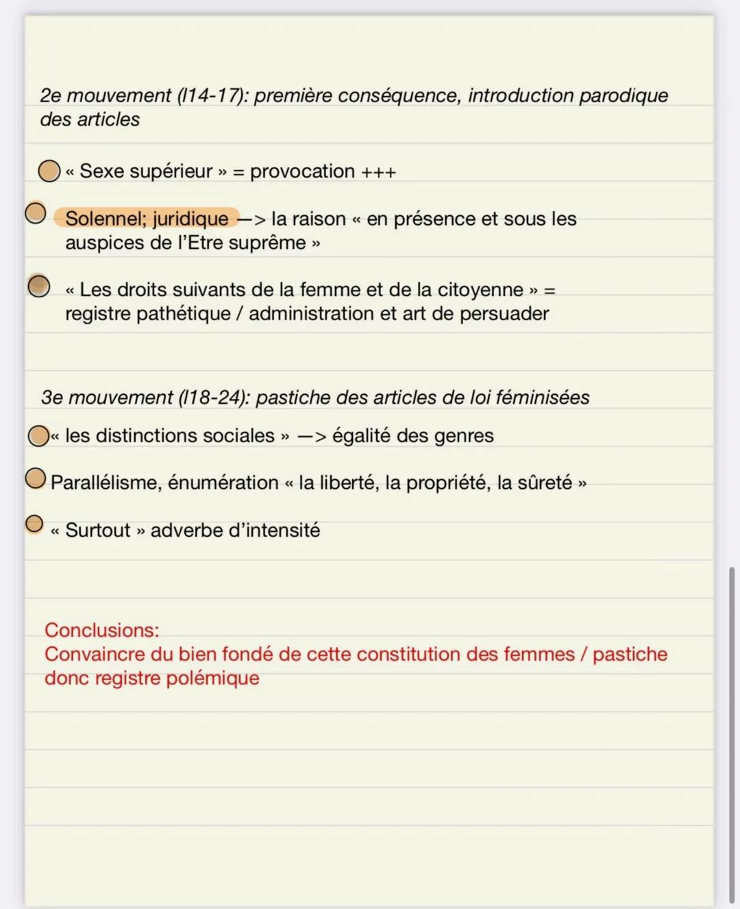 Lecture linéaire préambule + article 1-2