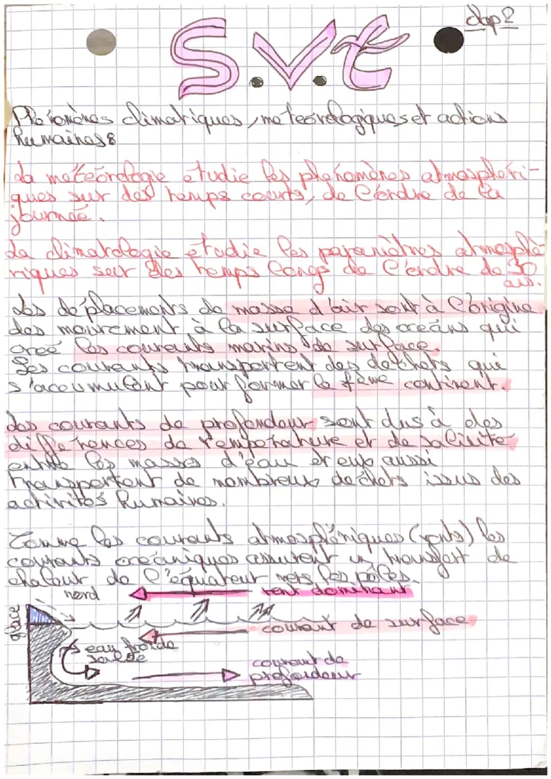 # S.v.t
dap2
Ploianènes climatiques, meteorologiques et actions
Reumaines 8
da météordogie studie les pho homènes atmosphéri
ques sur des
