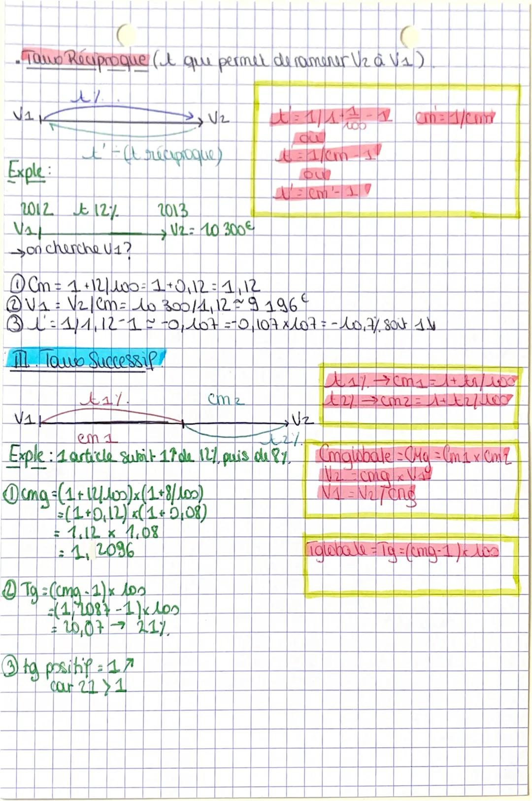 CHATHS
Chap & Proport et tame d'évolut
I. Tawb d'evolut
Q₁t
ब
Exple:
146417
Vit
10/2014
VP=Q2 = 166 417 x 0,978
:
143 195, 826.
A Rap: calcu