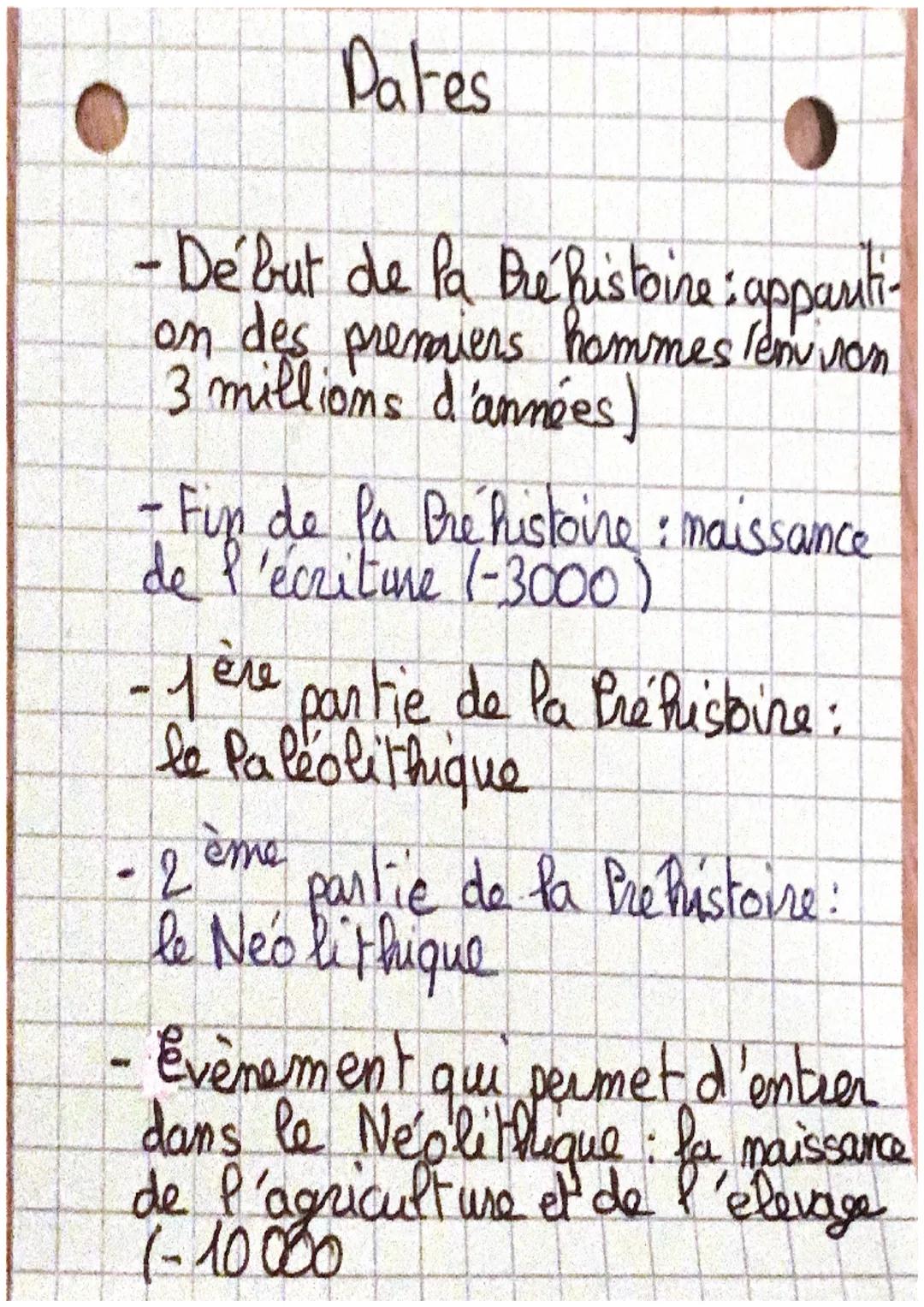 # Définitions
Pré histoire: période, qui commence
avec P'apparition des hommes et
se termine avec fa maissance de
D'écriture.
om
Migration
