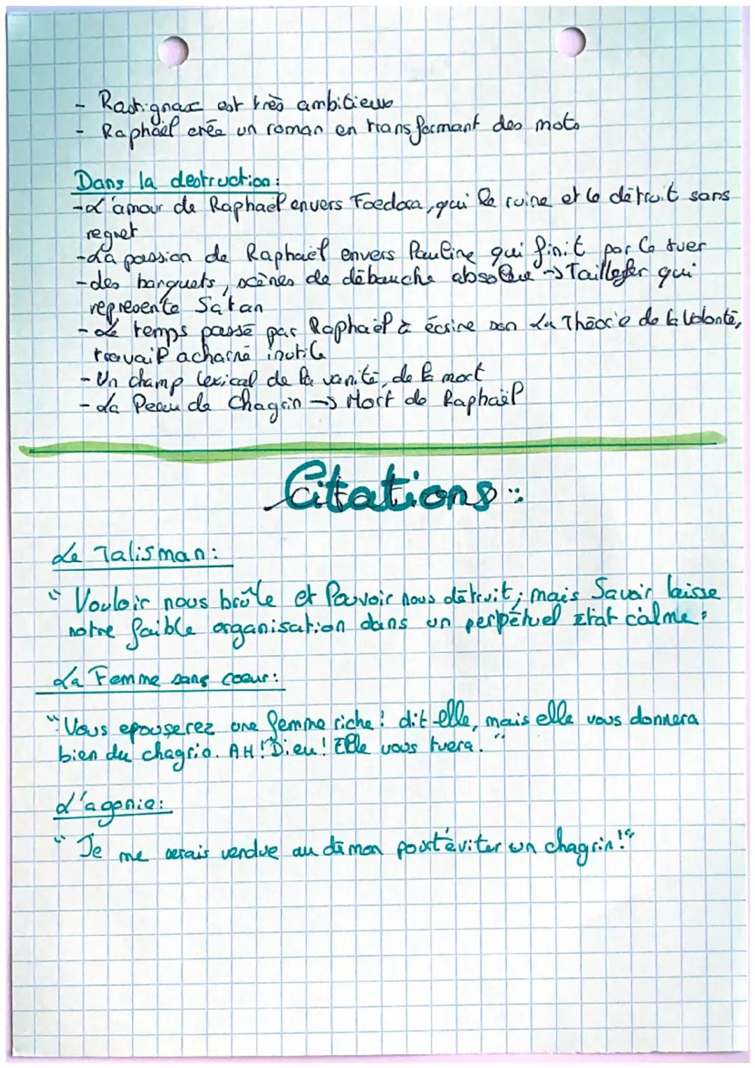 # Création et
Ceuvre
La Peau de Chadria (18311
auteur: Honore de Balead
Houvement: Realisme
# des thèmes
1.d'amour:
Dans se roman, l'amo