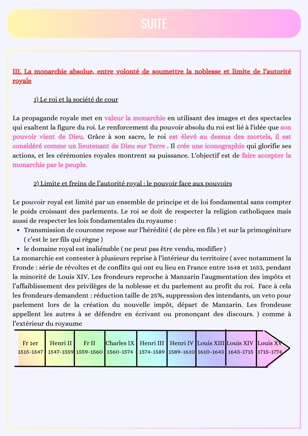 L'AFFIRMATION DE L'ÉTAT DANS LE ROYAUME DE FRANCE
I. L'État à l'épreuve des conflits religieux
1) Des guerres nées de l'affaiblissement de l
