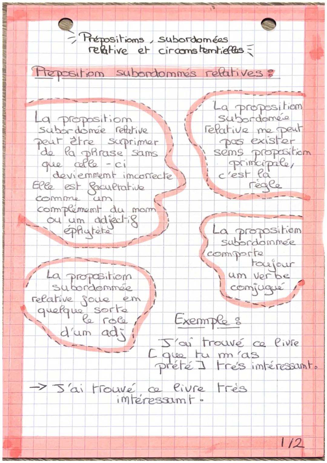 - Prépositioms, subordomées
relative et circomstentielles
- Prepositiom subordommés relatives:
- La propositiom
Subordomée relative
peut ê