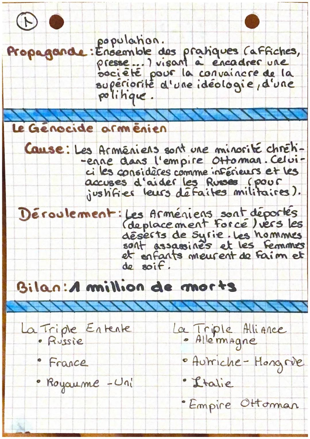 # Histoire
La Première Guerre Mondiale
Date
Du 28 juillet 1914 au 11 novembre
1918 14 ans, 3 mois et 14 jours).
Déclenchement
Assassinat