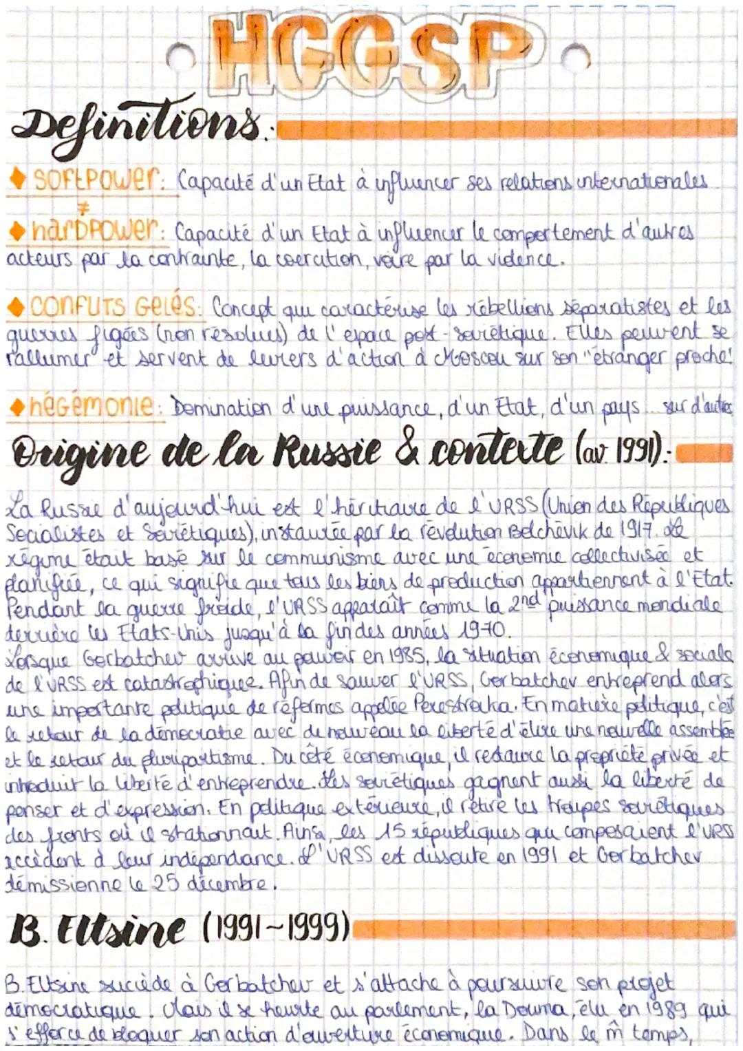 HGGSP
Definitions.
→SOFEPOWer: Capacité d'un Etat à influencer ses relations internationales
harpPower: Capacité d'un Etat à influencer le c