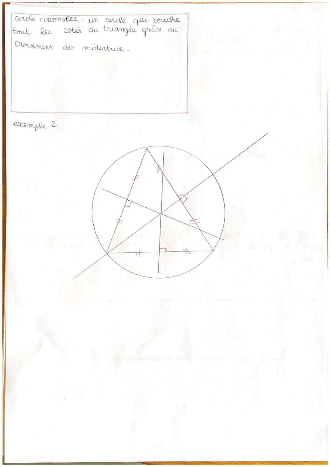 Definition 1, la mediatrice d'un
segment est la droite qui coupe
perpendiculairement ce Segment
en son milieu.
(d)
la droite on prent le m