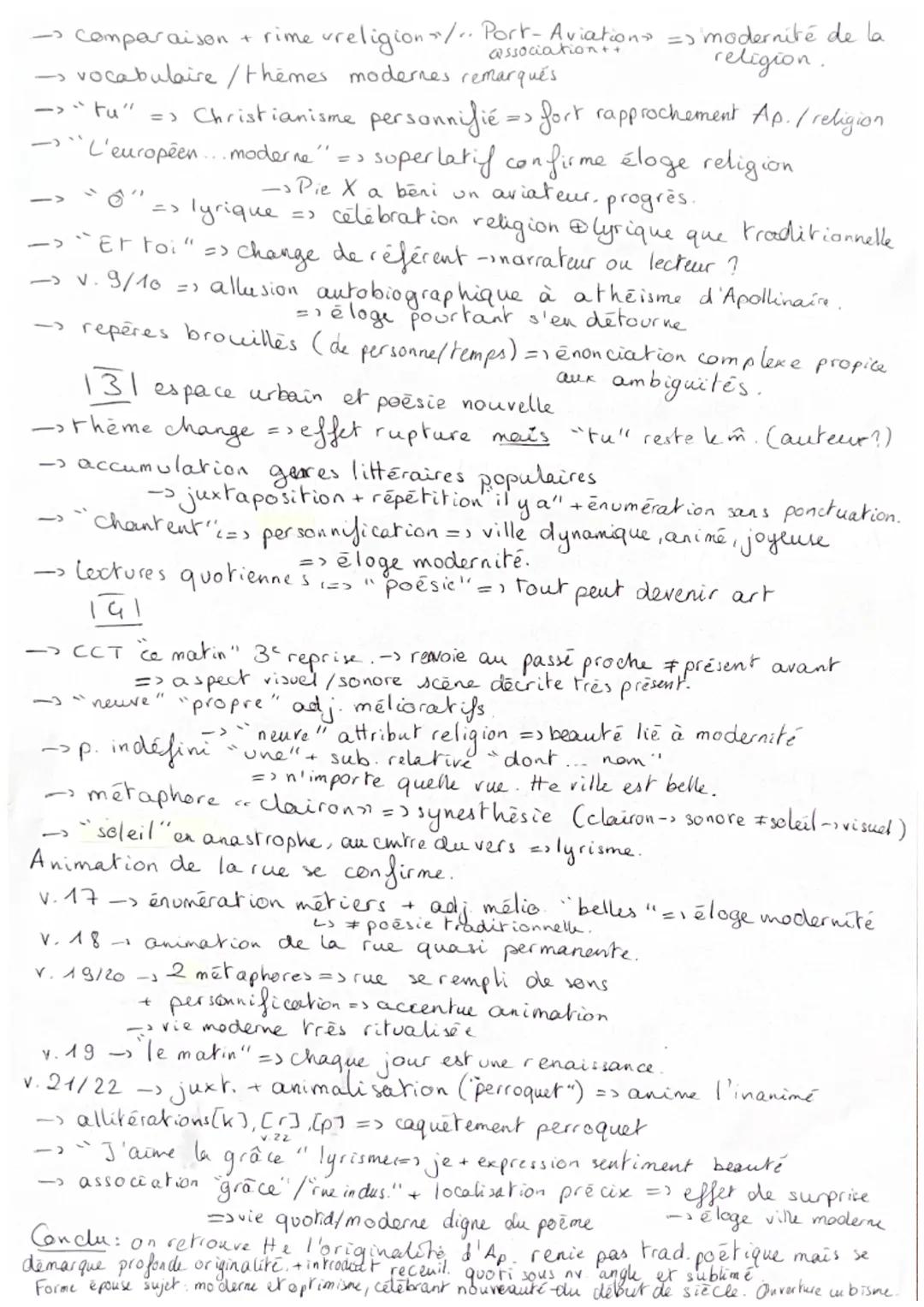 5
10
15
20
Objet d'étude n°3: La poésie du XIXe siècle au XXIe siècle.
Oeuvre: Alcools de Guillaume APOLLINAIRE
Parcours associé: Modernité