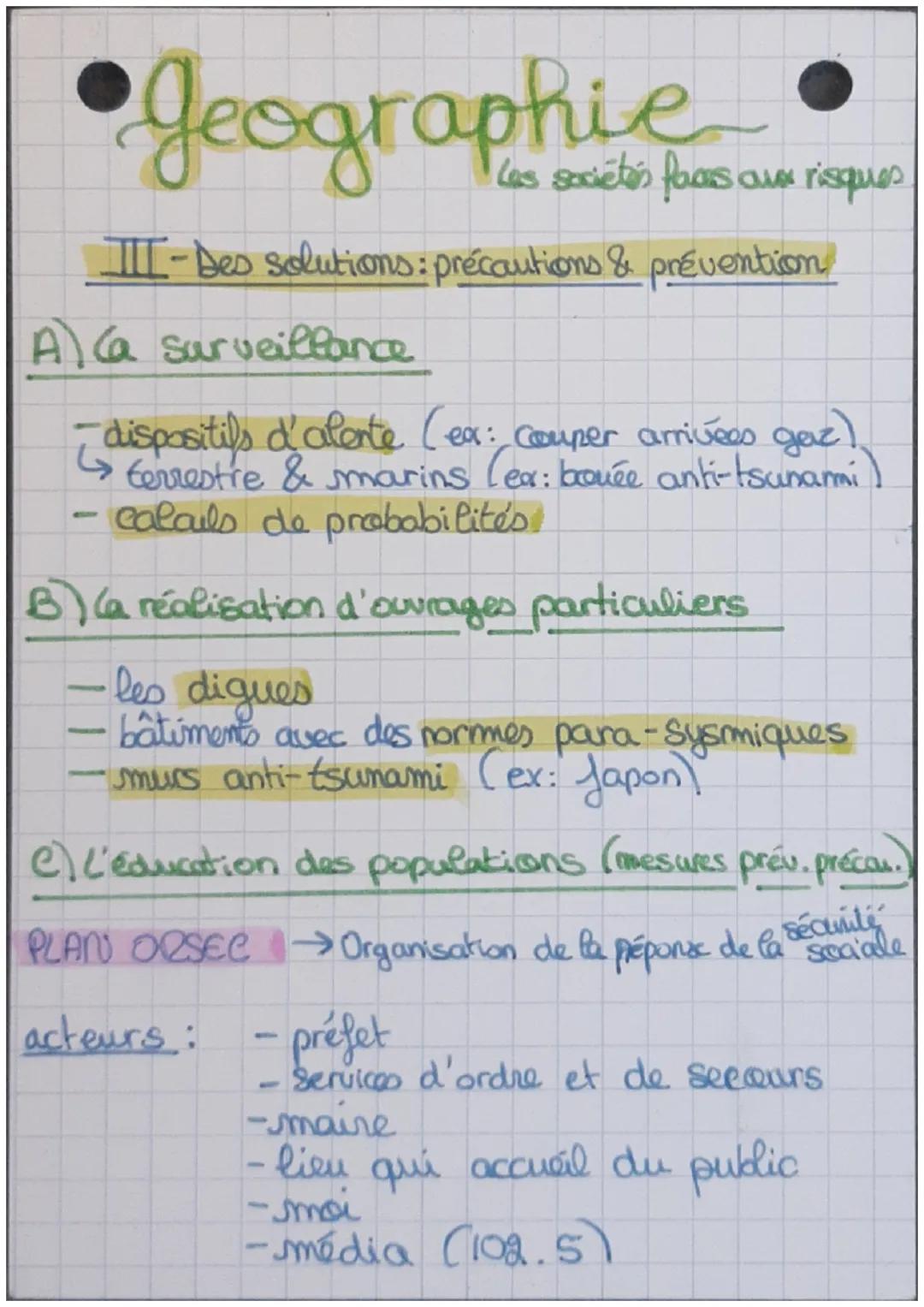 # Geographie
neige
aleas
pente
Ø de
catastrophe
isque: avalanche
valnérabilité
Les sociétés face aux risques
aleas
Grisques
vulnerabilité