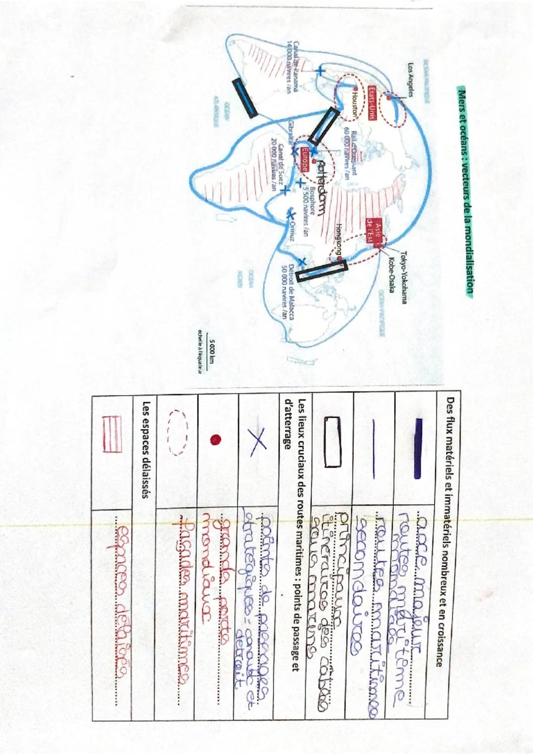 # Mers et océans: vecteurs de la mondialisation
Los Angeles
Tokyo-Yokohama
Kobe-Osaka
Etats-Unis
Asie
de l'Est
OCOMYPADFIDEAR
Houston
Ra