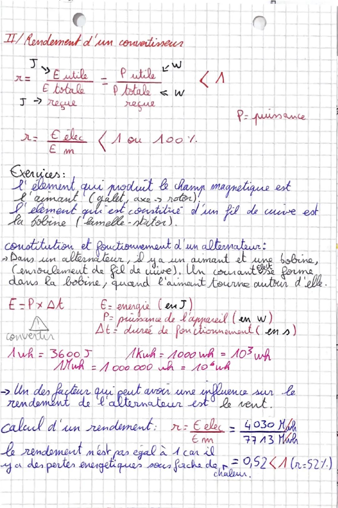 # E.S P.C 1&2
- chapitre 1: production d'énergie éléctrique par
un alternateur.
I' production d'energie éléctrique
= composition d'un alt