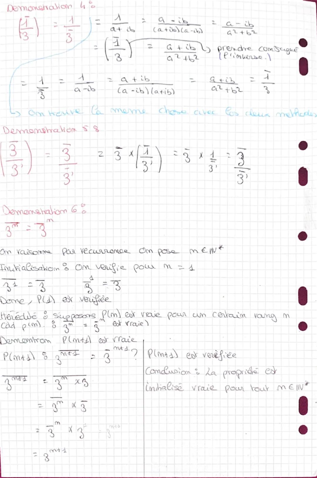 --- OCR Start ---
Maths expertes.
T-Dermonstration et proprietes de C
al Asavoir
TReef Irmag.
-Earihine 3 atib => Sorme algebrique de 3
C Bo