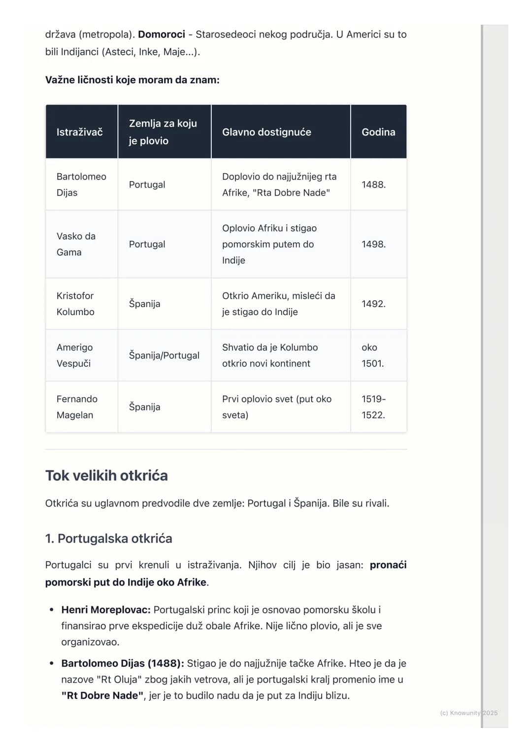 # Velika geografska otkrića -
novi svetovi
Uvod u velika geografska otkrića
Ovo je period na kraju 15. i početkom 16. veka kada su evropsk