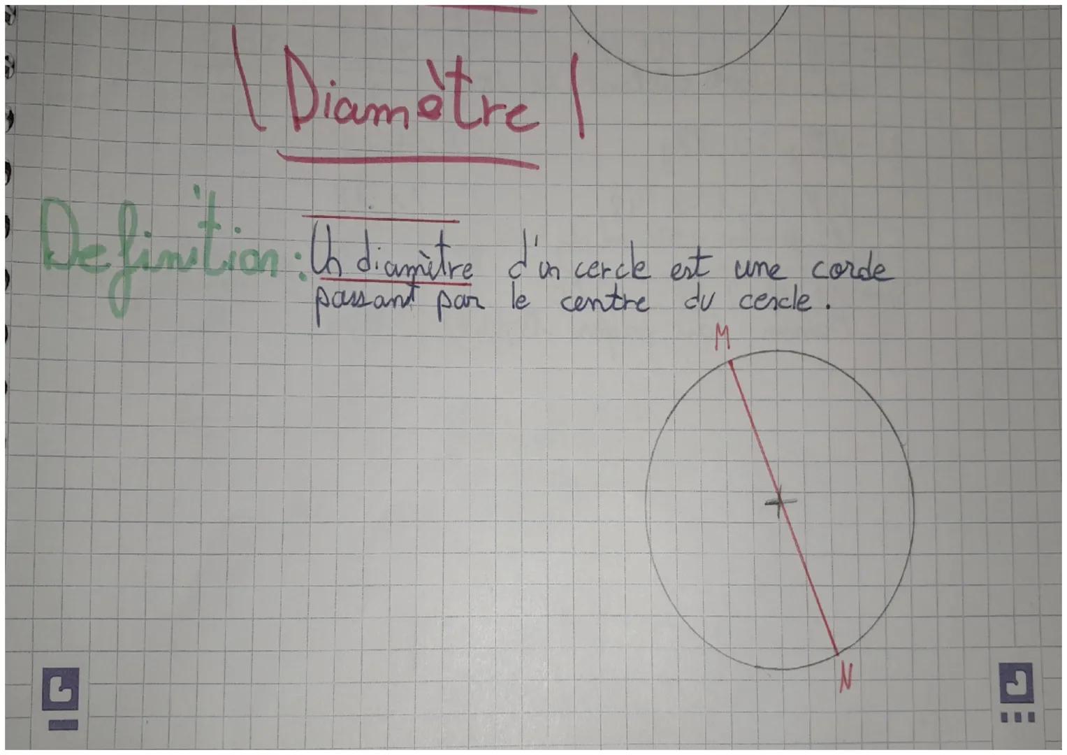 Le cercle
Definition le cerce de centre 0 et de rayon r lest ba
figure parts situés
à une distance du point 0.
r
O.
Remarque : Un conce
fait