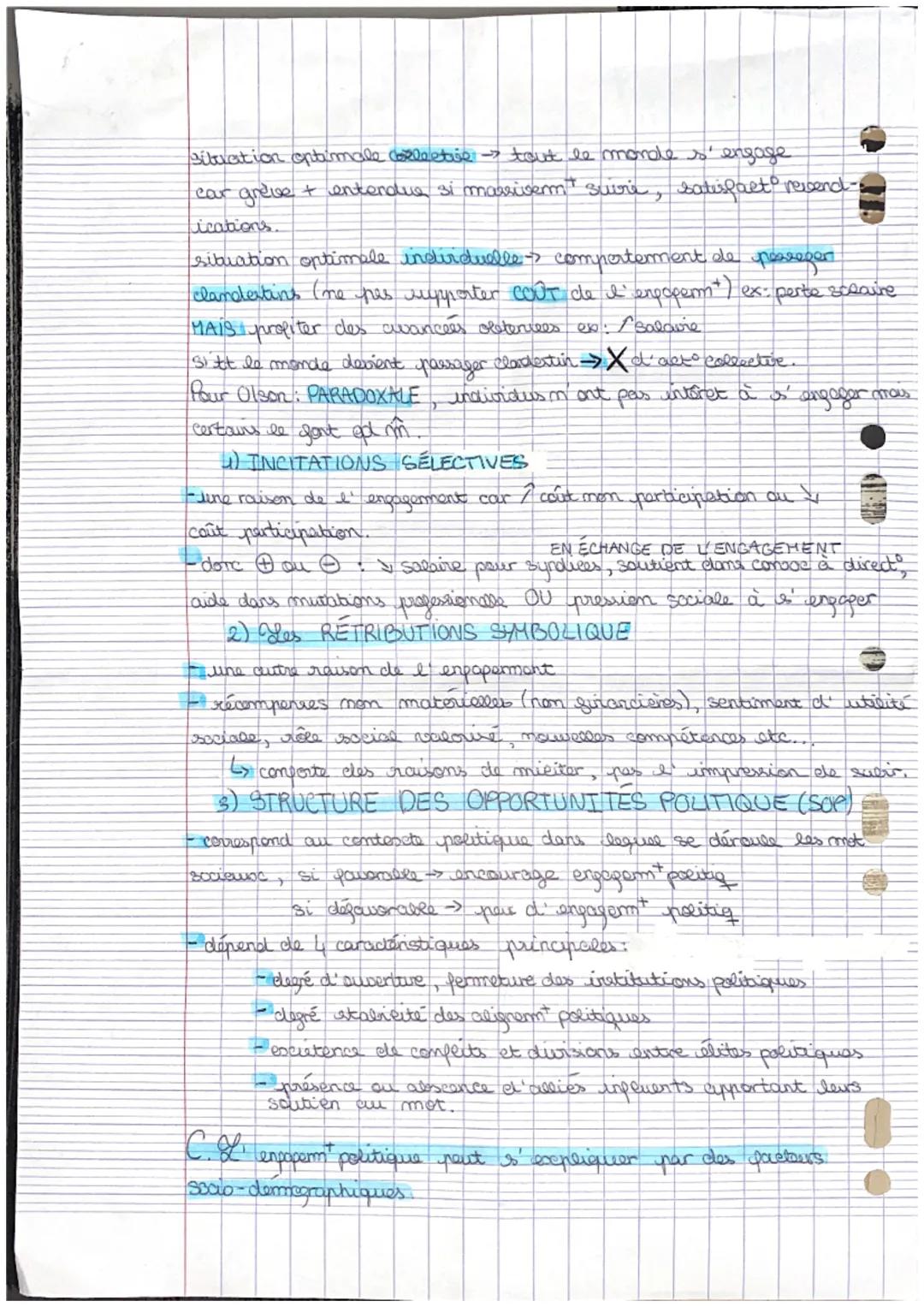 Comment expliquer l'engage-
ment politique dans les
sociétés
?
!
-Evolution des enjeux de l'action collective:
-ne se résume pous au conseil