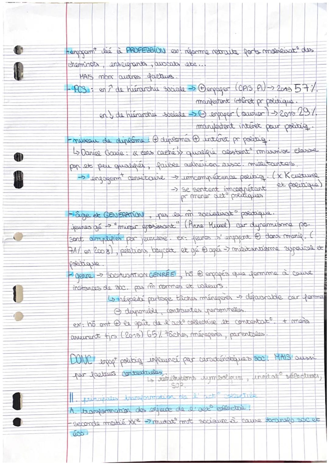 Comment expliquer l'engage-
ment politique dans les
sociétés
?
!
-Evolution des enjeux de l'action collective:
-ne se résume pous au conseil