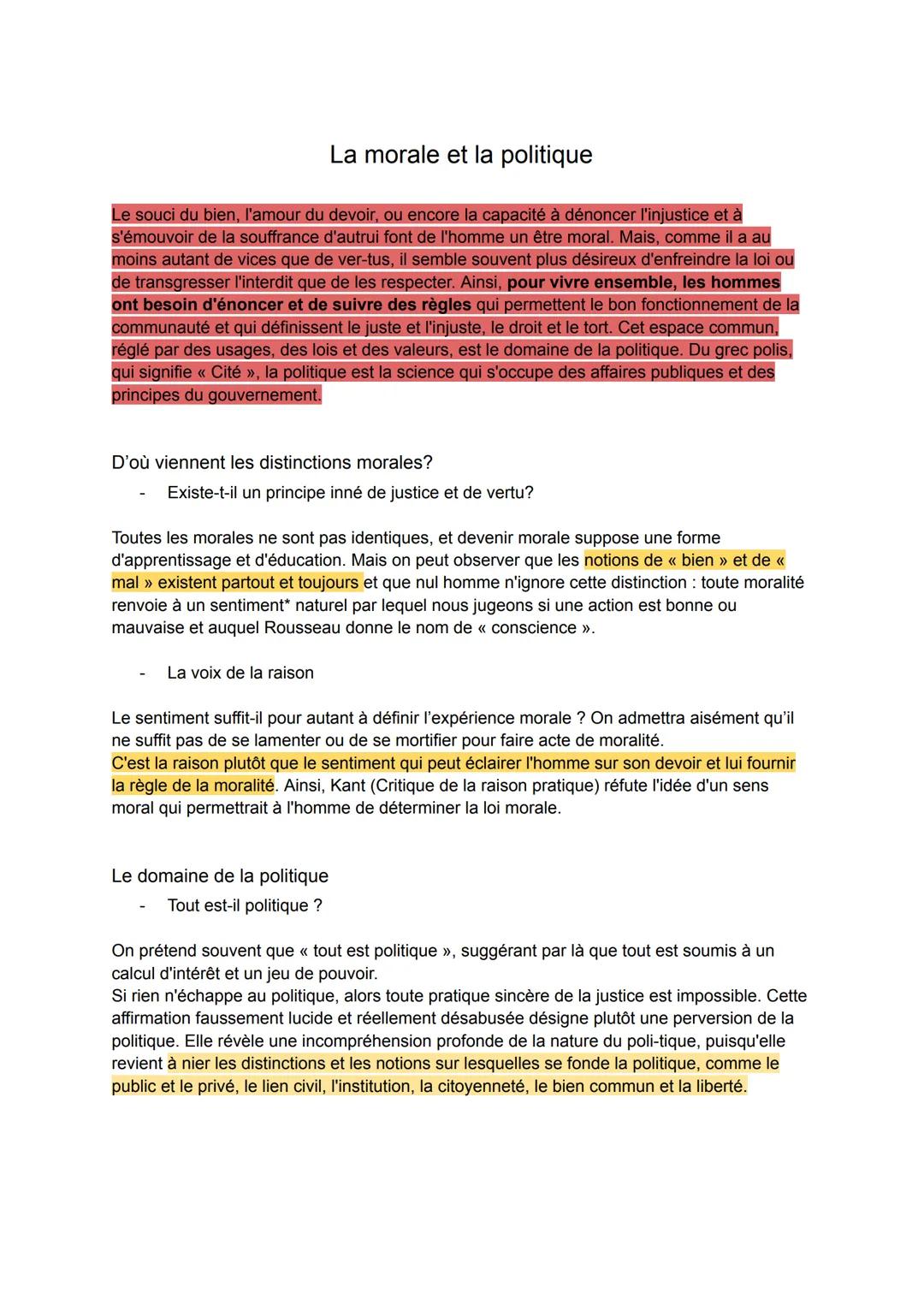 la morale et la poétique