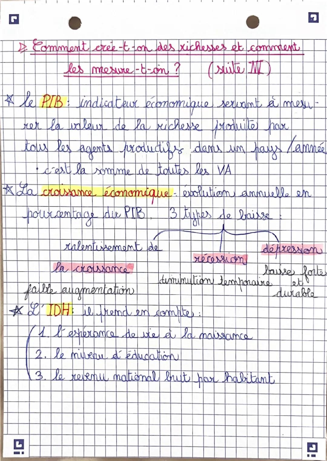 --- OCR Start ---
SES
> Comment crée-t-on des richesses et comment
les mesure-t-on ?
A) definition: la production :
- É est une activité soc