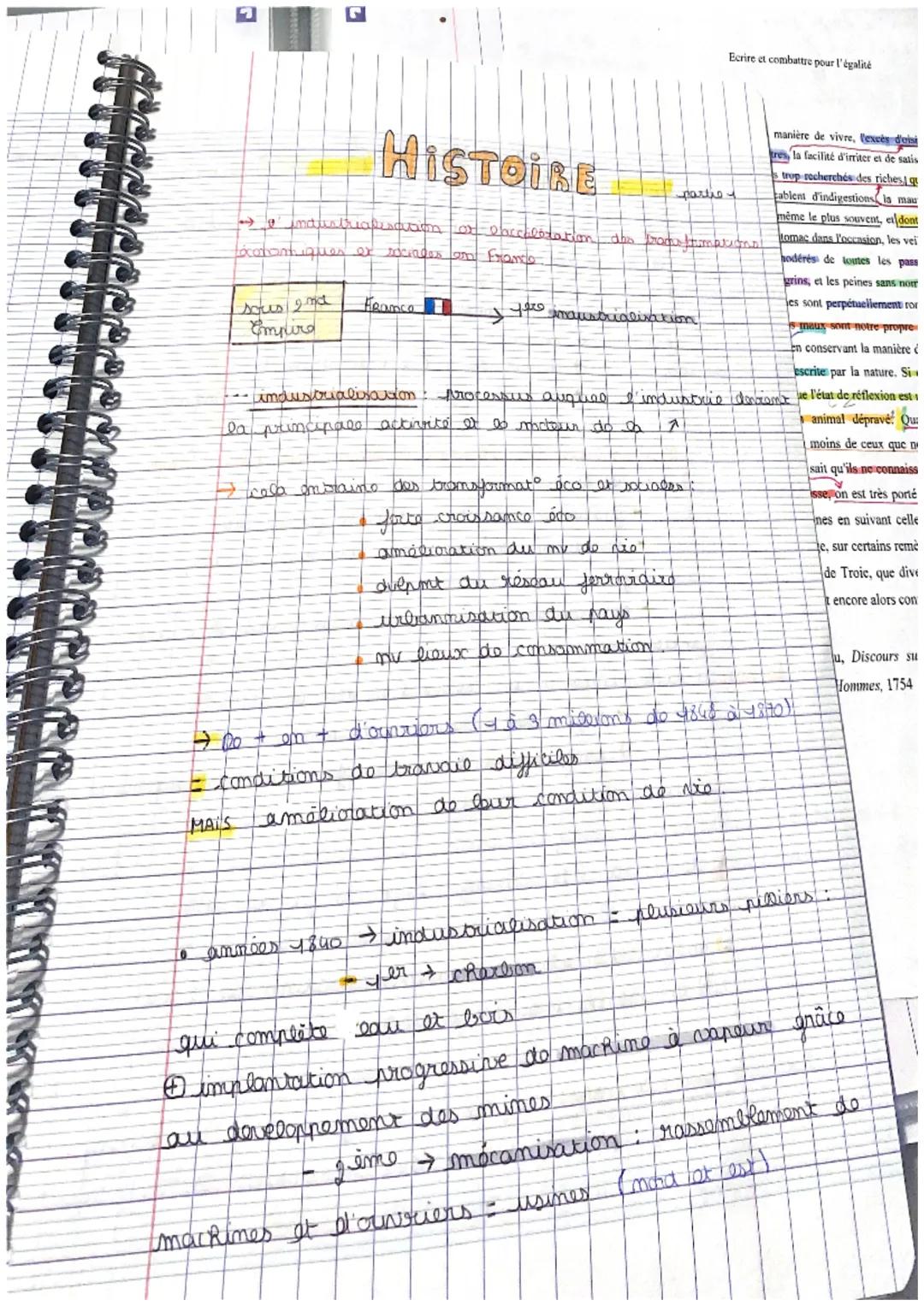 G
Ecrire et combattre pour l'égalité
HISTOIRE
مبلعوم
manière de vivre, lexcés d'obé
la facilité d'irriter et de satis
trop recherchés de