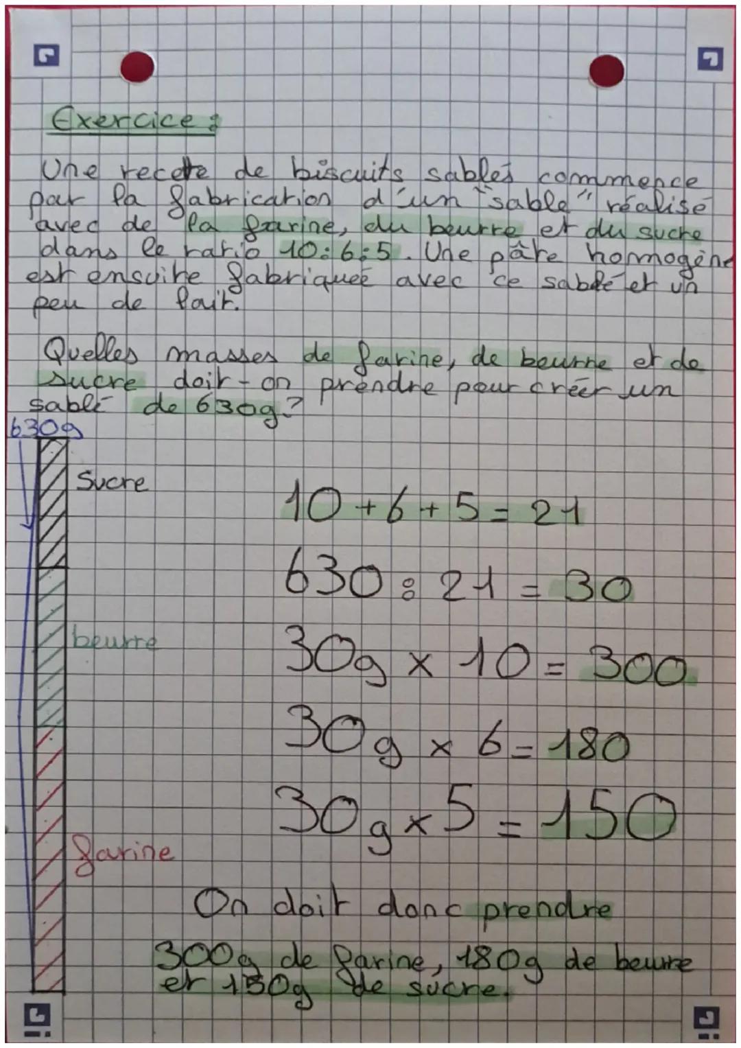 • Maths
NOTION
DE
RATIO
Proprietés :
- On dit
que
le ratio 2: 3 si
dey
deux nombres a et b sont dans
Z
a
2
3
- On dit que trois nombres a, b