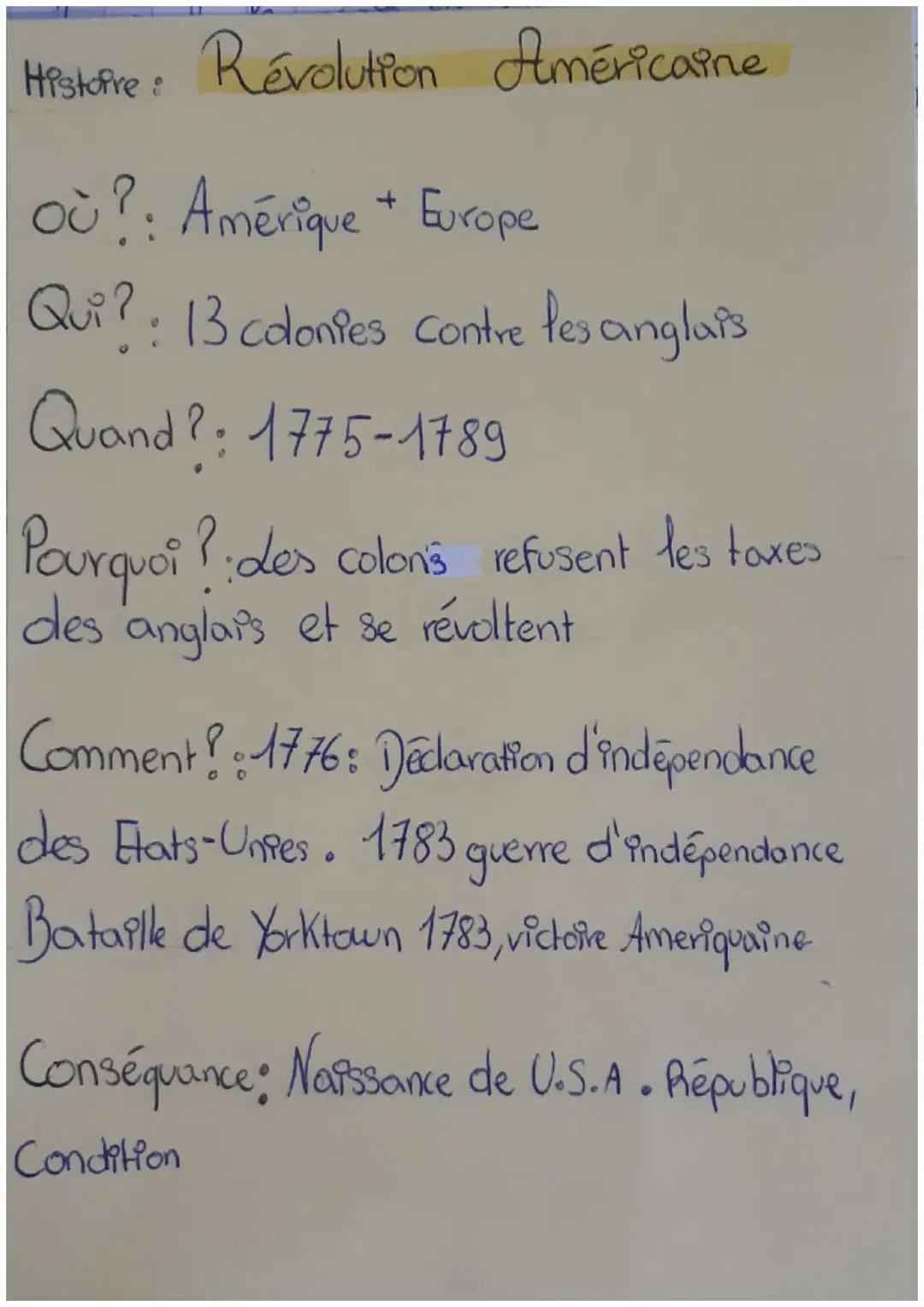 Révolution américaine