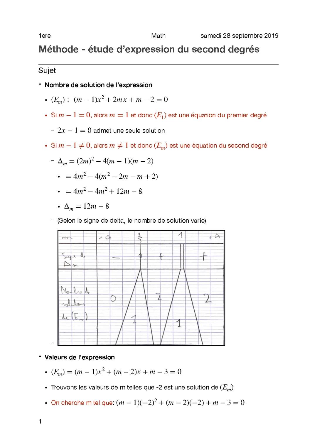 Exercice - paramètre