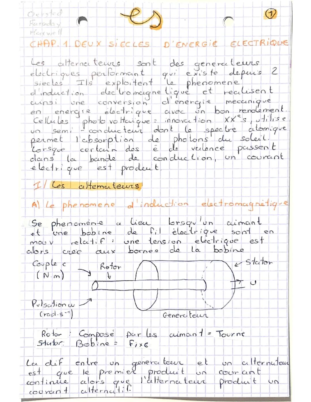 Chapitre : deux siècles d’énergie électrique