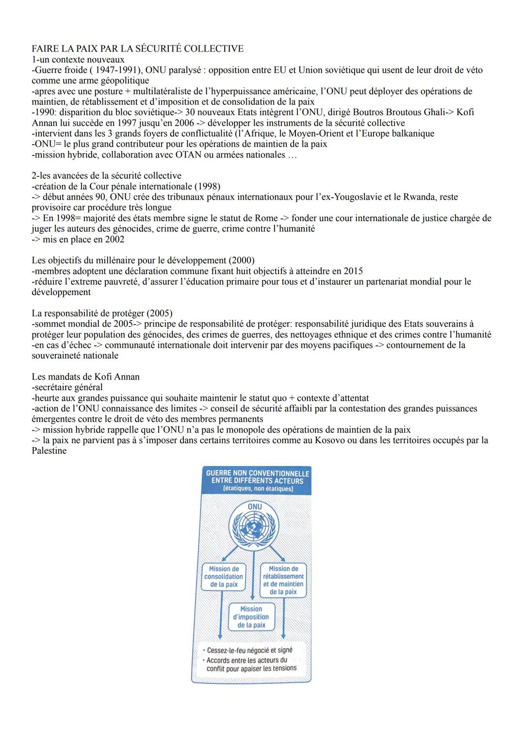 Axe 2: le défi de construction de la paix
Lexique :
-guerre de trente ans: série de conflits armées qui déchirent l'Europe entre 1618-1648,
