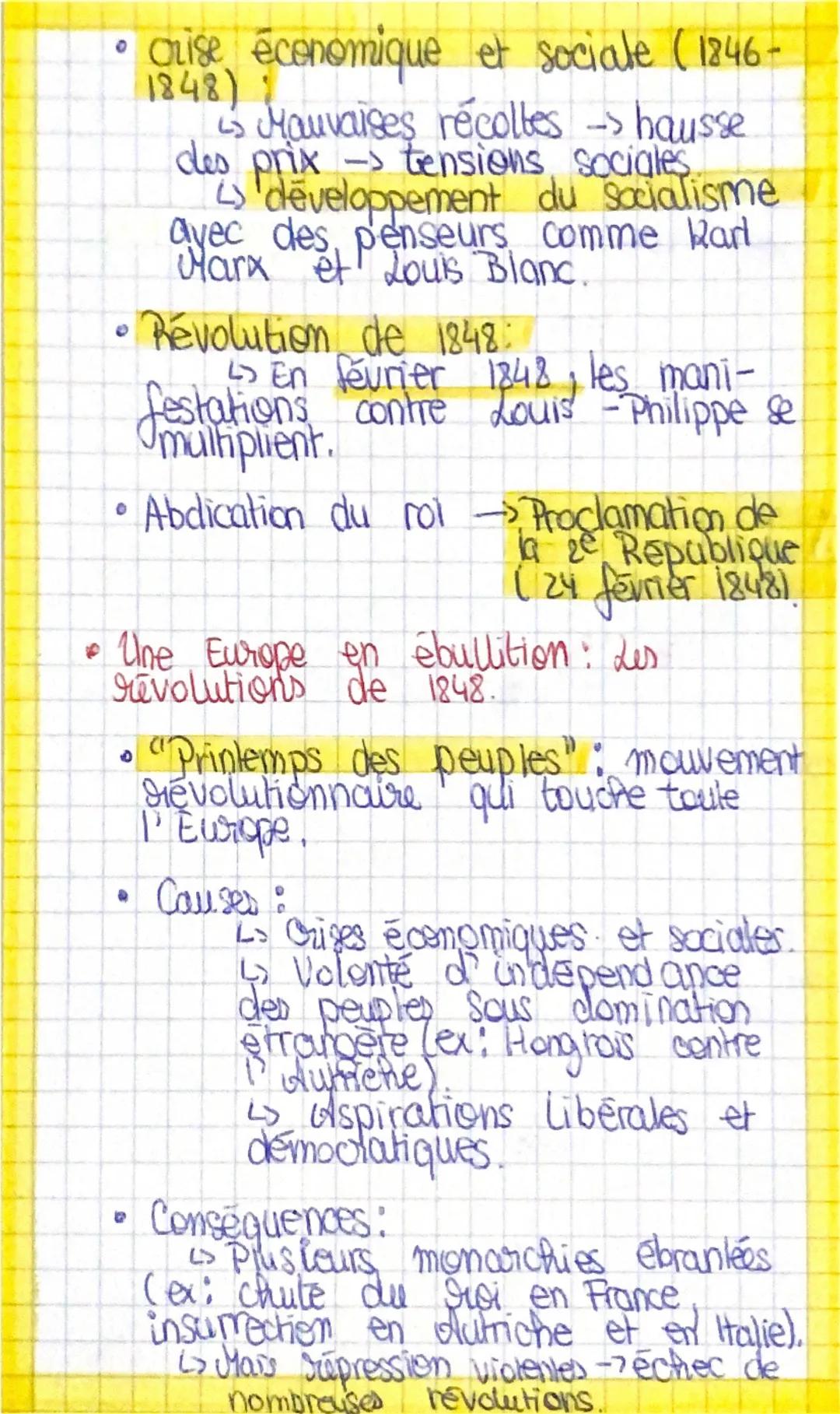 --- OCR Start ---
chap 2.
La France et l'
Europe entre
Restauration et
Revolution (1815-
1848)
• Le Congres de Vienne (1815) : un
nouvel ord
