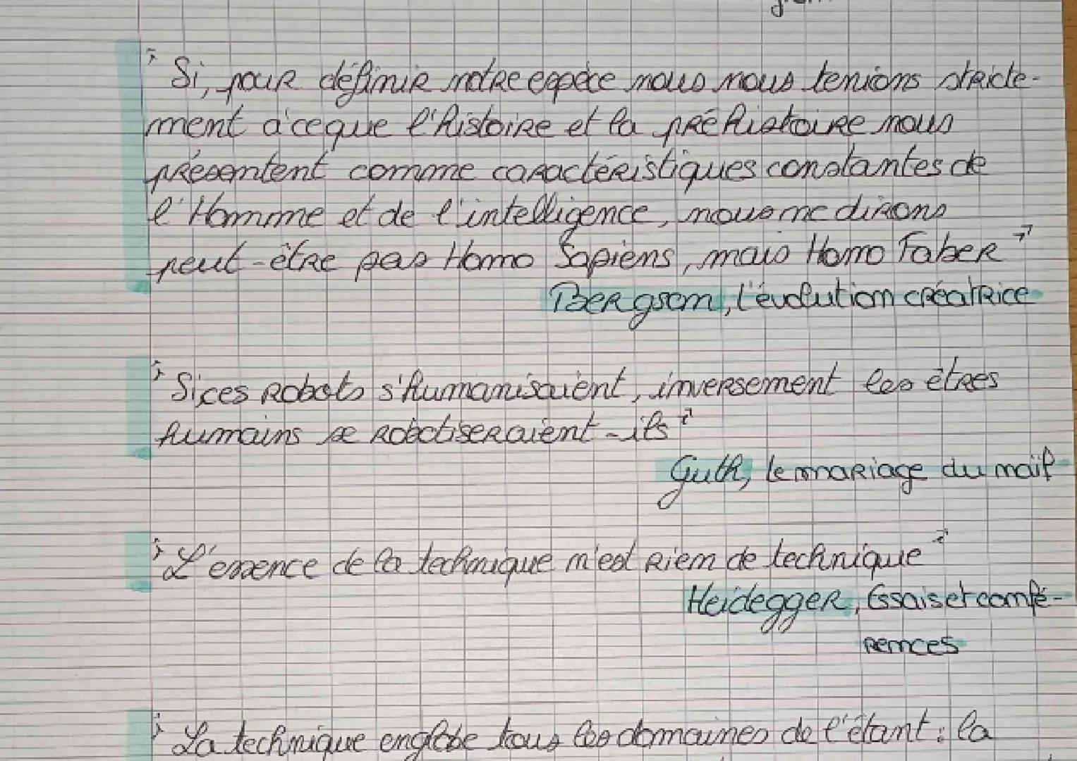 Fiche
-Philosophie-
La technique
Etymologio tekme em gece savoir faire, Rabilité à
Cars en latin qui a damné art
Def. Ensemble des moyens, c