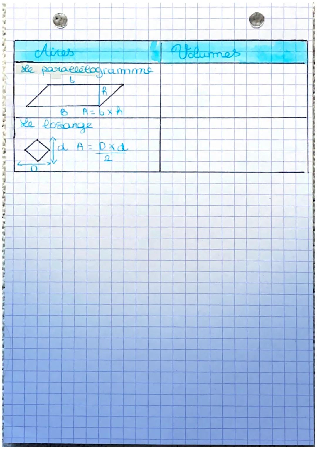 & maths
Aires
Le rectangle
L
f
Le carre
a
с
A = cxc
e
Le triangle
a
h
Le trapèze
R
Le disque
A = πxx²
Le triangle rectangle
A-axe
2
A-LxP
P